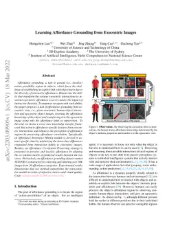 Learning Affordance Grounding from Exocentric Images