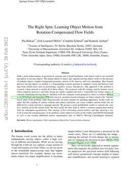 The Right Spin: Learning Object Motion from Rotation-Compensated Flow
  Fields