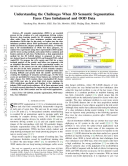 Understanding the Challenges When 3D Semantic Segmentation Faces Class
  Imbalanced and OOD Data