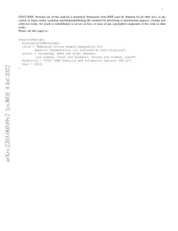 Embodied Active Domain Adaptation for Semantic Segmentation via
  Informative Path Planning