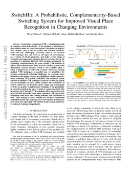 SwitchHit: A Probabilistic, Complementarity-Based Switching System for
  Improved Visual Place Recognition in Changing Environments