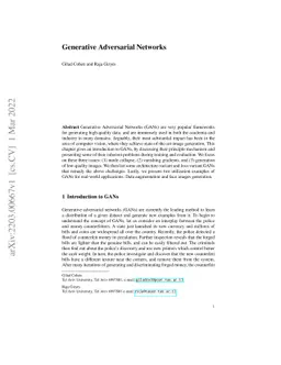 Generative Adversarial Networks