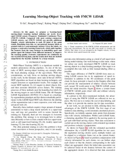 Learning Moving-Object Tracking with FMCW LiDAR