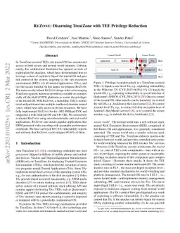 ReZone: Disarming TrustZone with TEE Privilege Reduction