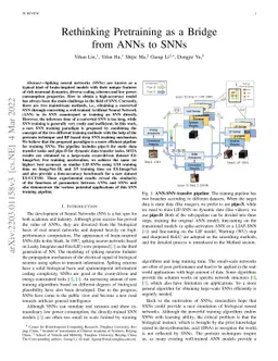 Rethinking Pretraining as a Bridge from ANNs to SNNs