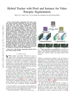 Hybrid Tracker with Pixel and Instance for Video Panoptic Segmentation