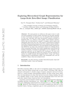 Exploring Hierarchical Graph Representation for Large-Scale Zero-Shot
  Image Classification