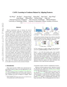CAFE: Learning to Condense Dataset by Aligning Features