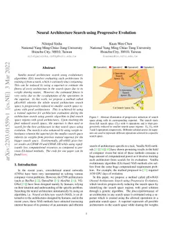 Neural Architecture Search using Progressive Evolution