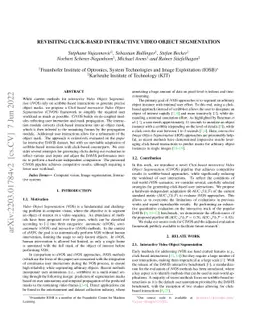 Revisiting Click-based Interactive Video Object Segmentation