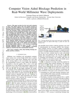 Computer Vision Aided Blockage Prediction in Real-World Millimeter Wave
  Deployments