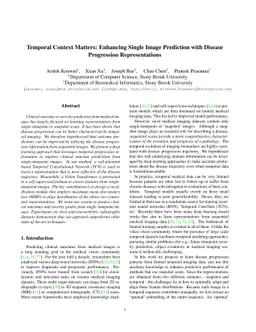 Temporal Context Matters: Enhancing Single Image Prediction with Disease
  Progression Representations