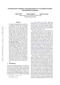 Overlap-based Vocabulary Generation Improves Cross-lingual Transfer
  Among Related Languages