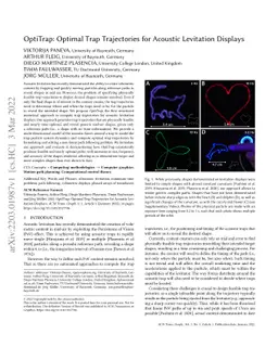 OptiTrap: Optimal Trap Trajectories for Acoustic Levitation Displays
