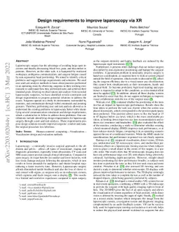 Design requirements to improve laparoscopy via XR