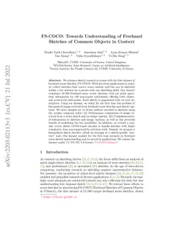 FS-COCO: Towards Understanding of Freehand Sketches of Common Objects in
  Context