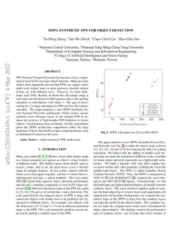 SFPN: Synthetic FPN for Object Detection