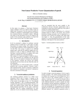 Non-linear predictive vector quantization of speech