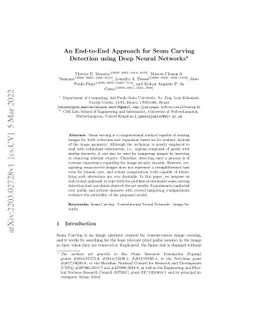 An End-to-End Approach for Seam Carving Detection using Deep Neural
  Networks