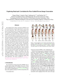 Exploring Dual-task Correlation for Pose Guided Person Image Generation