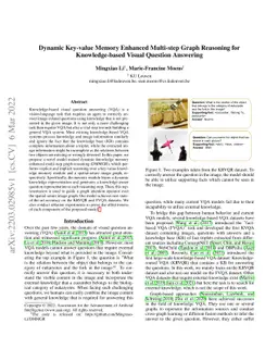 Dynamic Key-value Memory Enhanced Multi-step Graph Reasoning for
  Knowledge-based Visual Question Answering