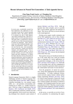 Recent Advances in Neural Text Generation: A Task-Agnostic Survey