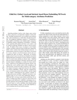 GlideNet: Global, Local and Intrinsic based Dense Embedding NETwork for
  Multi-category Attributes Prediction