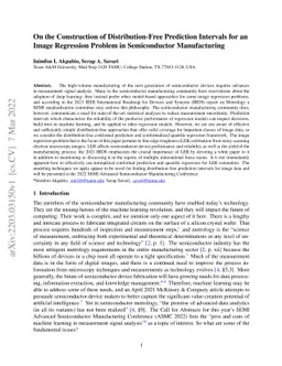 On the Construction of Distribution-Free Prediction Intervals for an
  Image Regression Problem in Semiconductor Manufacturing