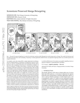 Screentone-Preserved Manga Retargeting