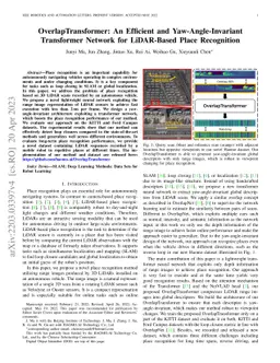 OverlapTransformer: An Efficient and Rotation-Invariant Transformer
  Network for LiDAR-Based Place Recognition
