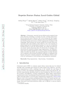 Stepwise Feature Fusion: Local Guides Global
