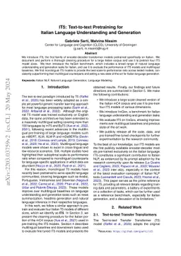 IT5: Text-to-text Pretraining for Italian Language Understanding and
  Generation