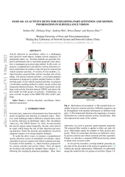 PAMI-AD: An Activity Detector Exploiting Part-attention and Motion
  Information in Surveillance Videos