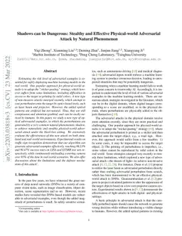 Shadows can be Dangerous: Stealthy and Effective Physical-world
  Adversarial Attack by Natural Phenomenon