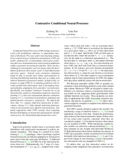 Contrastive Conditional Neural Processes