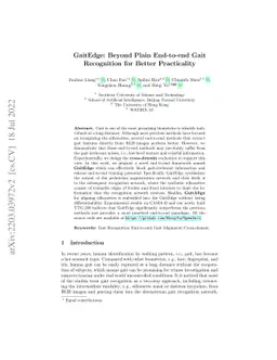 GaitEdge: Beyond Plain End-to-end Gait Recognition for Better
  Practicality