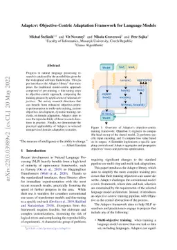 Adaptor: Objective-Centric Adaptation Framework for Language Models