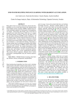 End-to-end Multiple Instance Learning with Gradient Accumulation