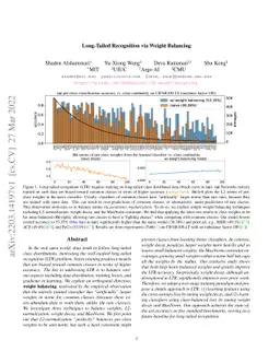 Long-Tailed Recognition via Weight Balancing