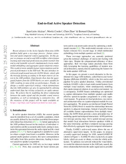 End-to-End Active Speaker Detection