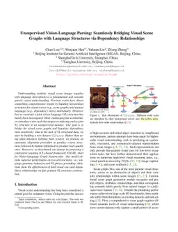 Unsupervised Vision-Language Parsing: Seamlessly Bridging Visual Scene
  Graphs with Language Structures via Dependency Relationships