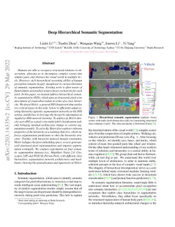 Deep Hierarchical Semantic Segmentation