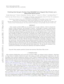 Predicting Solar Energetic Particles Using SDO/HMI Vector Magnetic Data
  Products and a Bidirectional LSTM Network