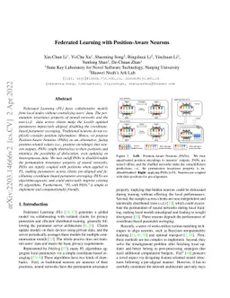 Federated Learning with Position-Aware Neurons