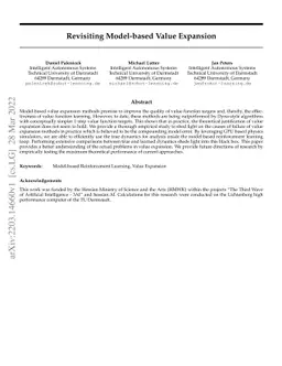 Revisiting Model-based Value Expansion