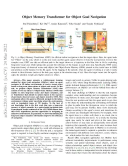 Object Memory Transformer for Object Goal Navigation