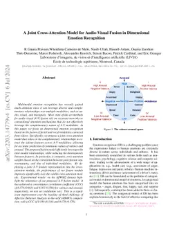 A Joint Cross-Attention Model for Audio-Visual Fusion in Dimensional
  Emotion Recognition