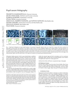 Pupil-aware Holography