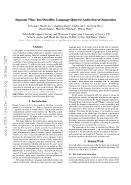 Separate What You Describe: Language-Queried Audio Source Separation