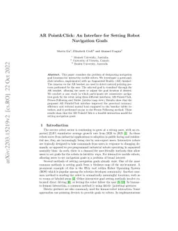 AR Point&Click: An Interface for Setting Robot Navigation Goals